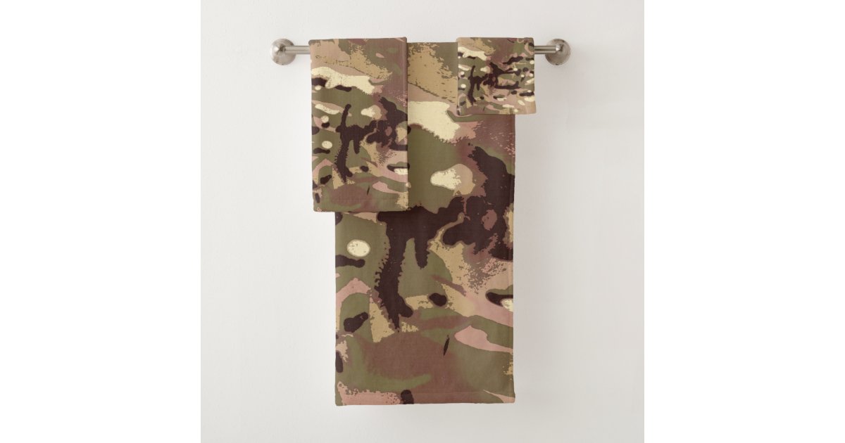 Military Camouflage Army Green Camo Pattern Bath Towel Set Zazzle Military Camouflage Army Green Camo Pattern Bath Towel Set Zazzle