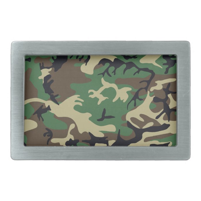 Military Camouflage Belt Buckle