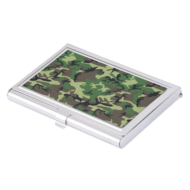 Military Camouflage Business Card Holder (Front)