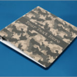 Military Camouflage Camo tan Green Army 3 Ring Binder<br><div class="desc">This design was created though digital art. It may be personalized in the area provide or customizing by choosing the click to customize further option and changing the name, initials or words. You may also change the text color and style or delete the text for an image only design. Contact...</div>