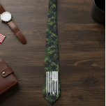 Military Camouflage Camo White US Flag Neck Tie<br><div class="desc">This design was created through digital art. It may be personalized by clicking the customize button and changing the color, adding a name, initials or your favorite words. Contact me at colorflowcreations@gmail.com if you with to have this design on another product. Purchase my original abstract acrylic painting for sale at...</div>