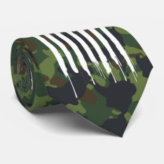 Military Camouflage Camo White Us Flag Neck Tie at Zazzle