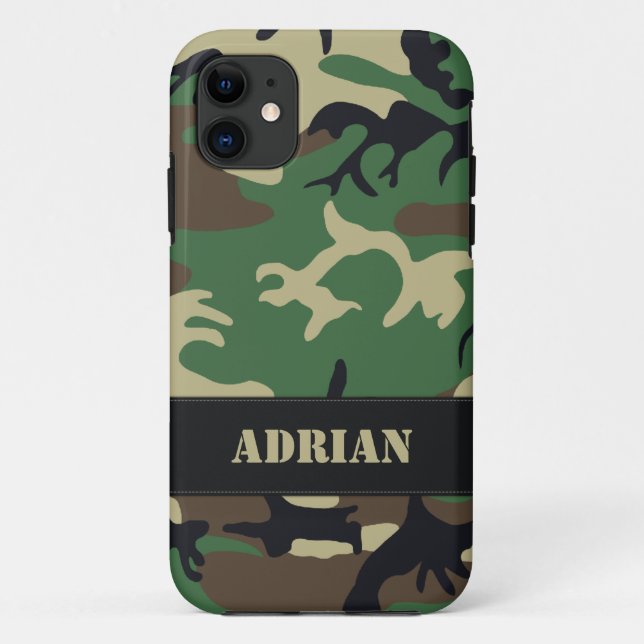 Military Camouflage Case-Mate iPhone Case (Back)