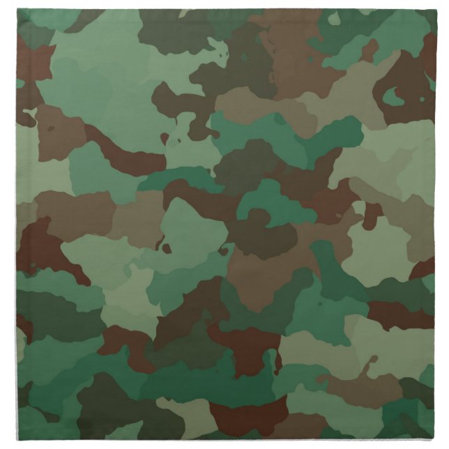 military camouflage cloth napkins  (Front)
