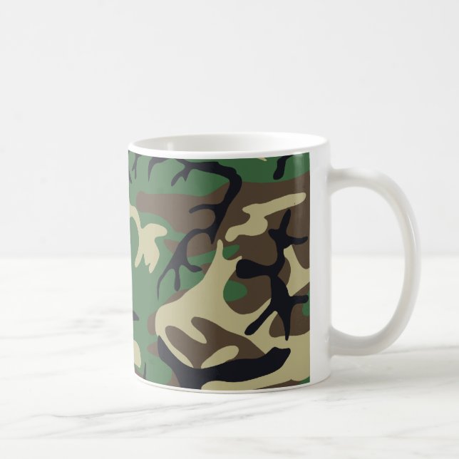 Military Camouflage Coffee Mug (Right)