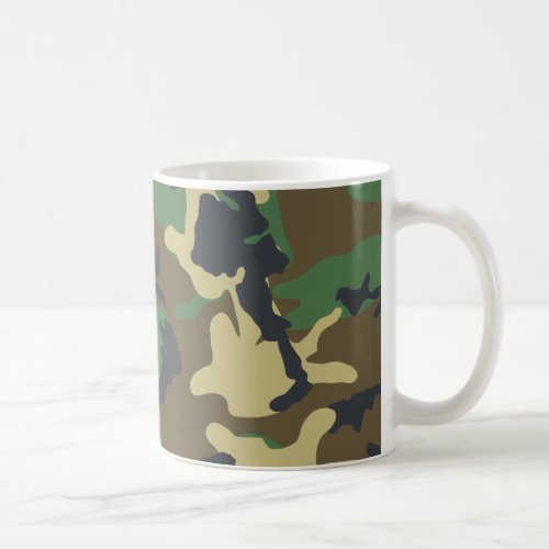 Military Camouflage Coffee Mug