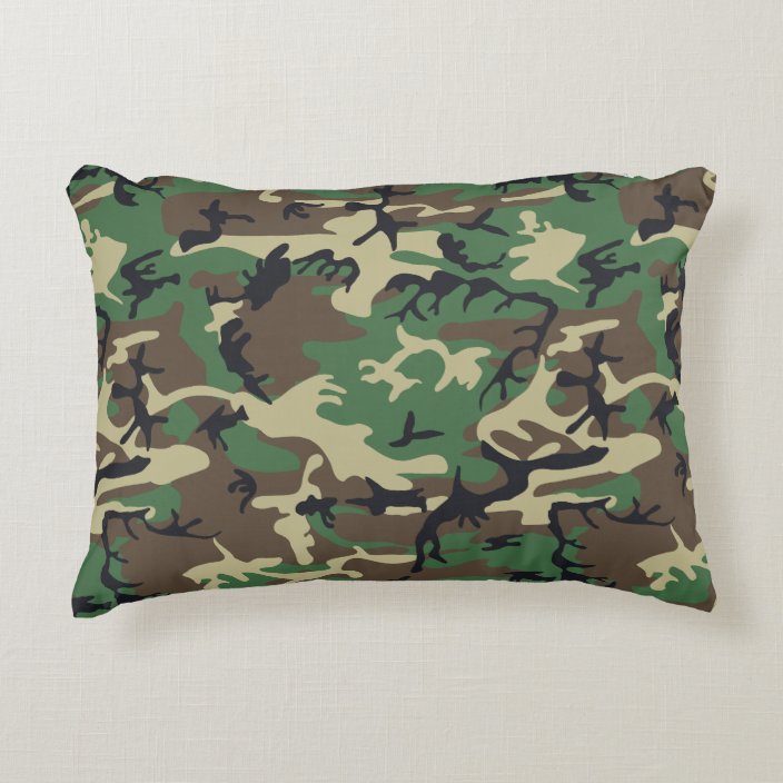 Military Camouflage Decorative Pillow