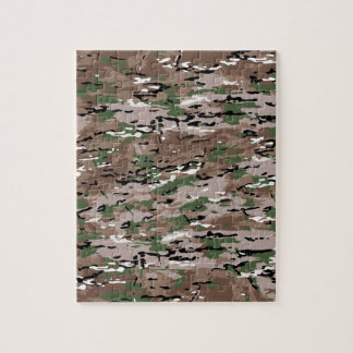 Military Camouflage Fabric Jigsaw Puzzle