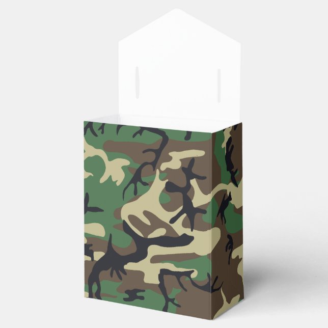 Military Camouflage Favor Boxes (Opened)