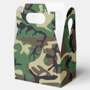 Military Camouflage Favor Boxes