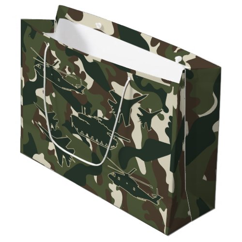 Military Camouflage Gift Bag _ Boys Birthday Party