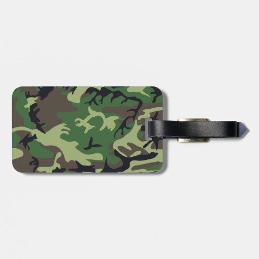 Military Camouflage Luggage Tag | Zazzle