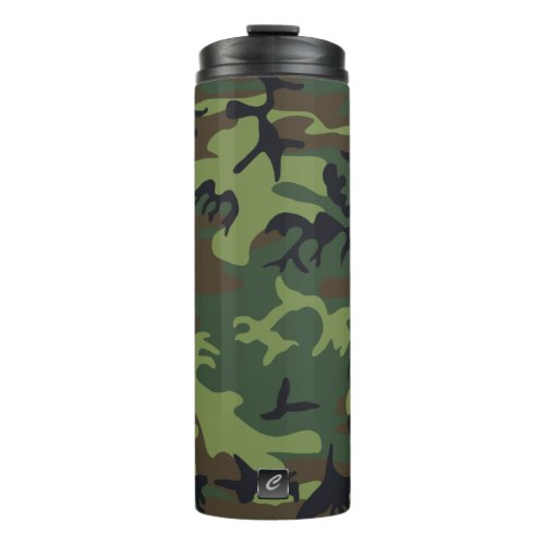 Military Camouflage Monogramed Thermal Tumbler