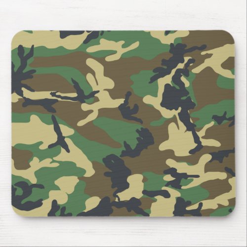 Military Camouflage Mouse Pad