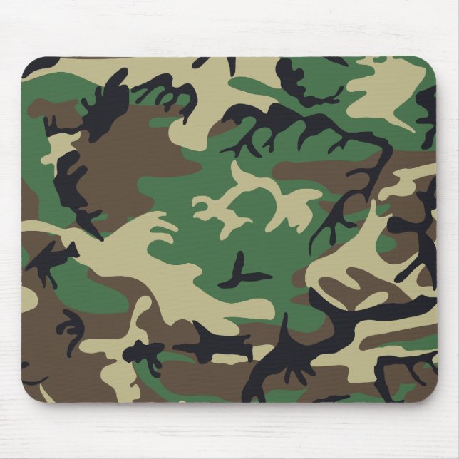 Military Camouflage Mouse Pad (Front)