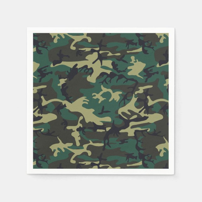 Military Camouflage Napkins (Front)