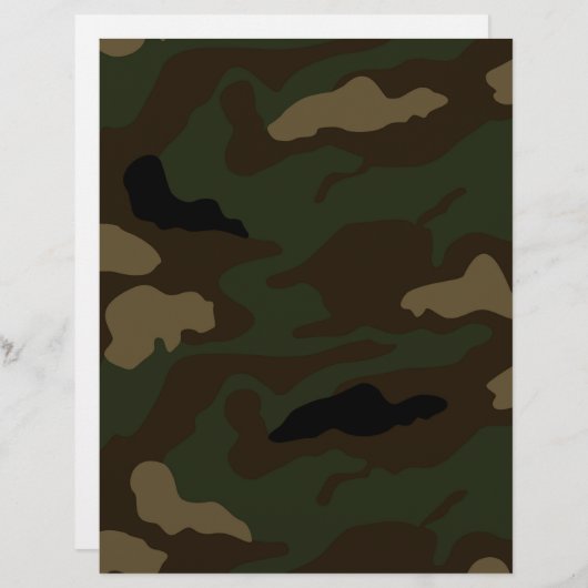 military camouflage pattern (Front/Back)