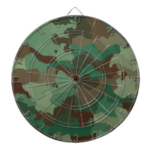 Military Camouflage Pattern (Armed Forces) Dart Board