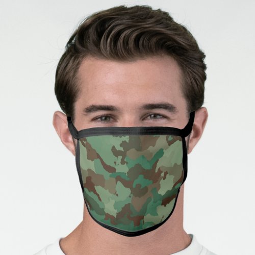 Military Camouflage Pattern Armed Forces Face Mask