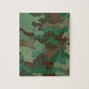 Military Camouflage Pattern (Armed Forces) Jigsaw Puzzle