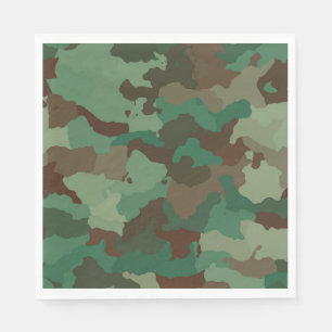 Military Camouflage Pattern (Armed Forces) Napkins