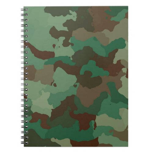 Military Camouflage Pattern Armed Forces Notebook
