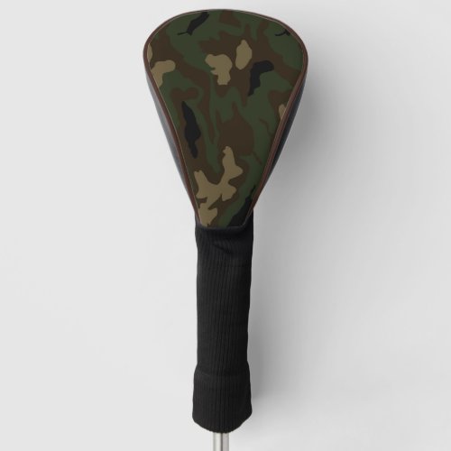 military camouflage pattern army soldier uniform k golf head cover