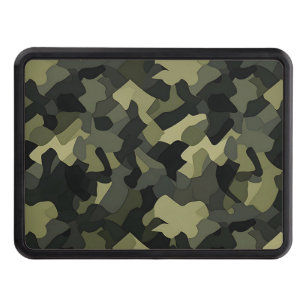 Military camouflage pattern hitch cover