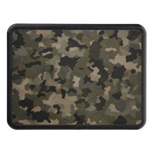 Military camouflage pattern hitch cover