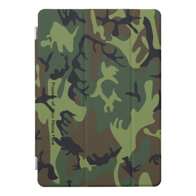 Military Camouflage Pattern iPad Case (Front)