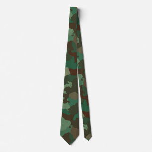 military camouflage tie
