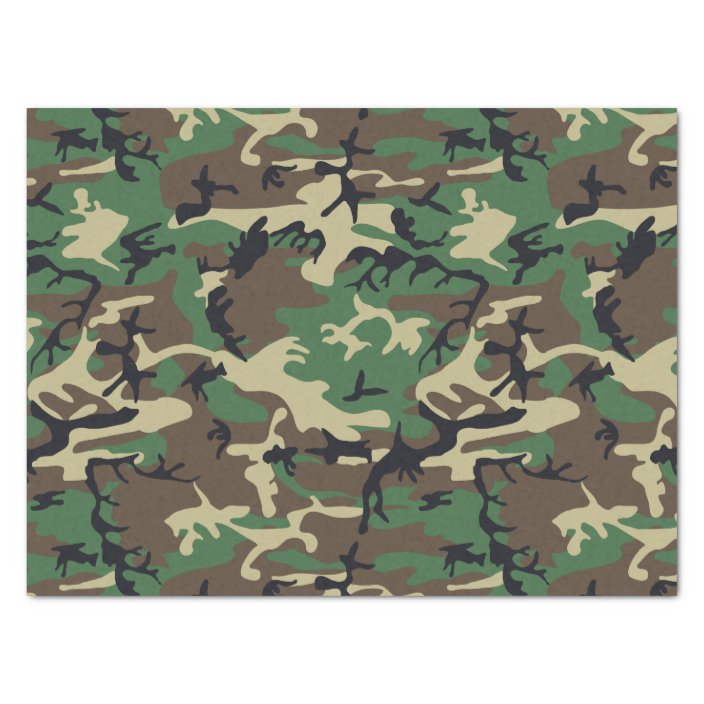 Military Camouflage Tissue Paper | Zazzle.com