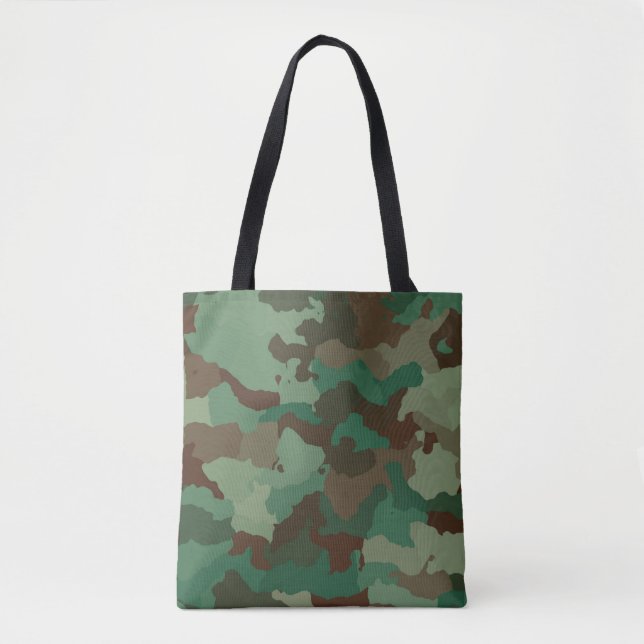 military camouflage tote bag (Front)