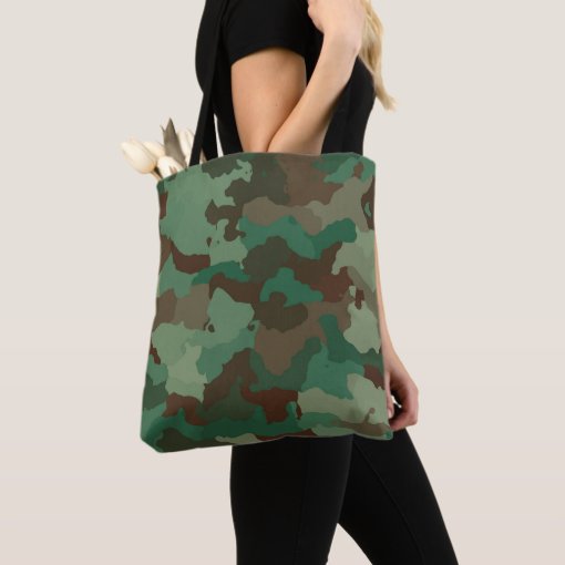 military camouflage tote bag Zazzle