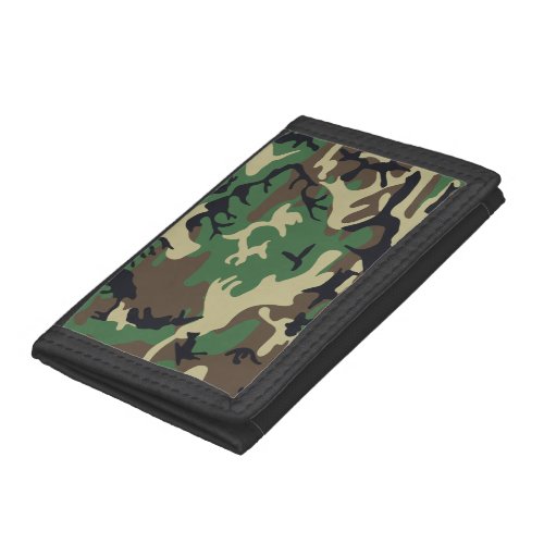 Military Camouflage Tri_fold Wallet