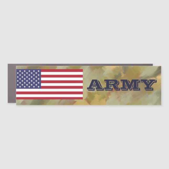 MILITARY CAR MAGNET (Front)