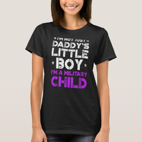 Military Child Month Purple Up Little  3 T_Shirt