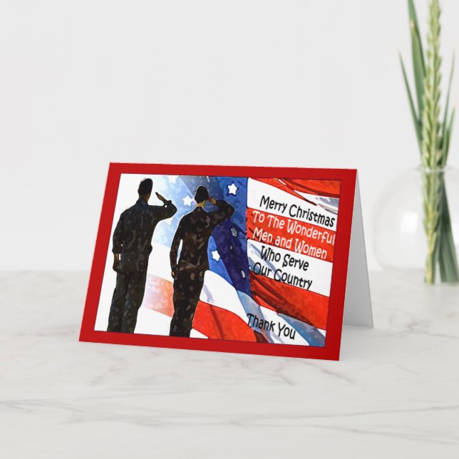 Military Christmas Card (Front)