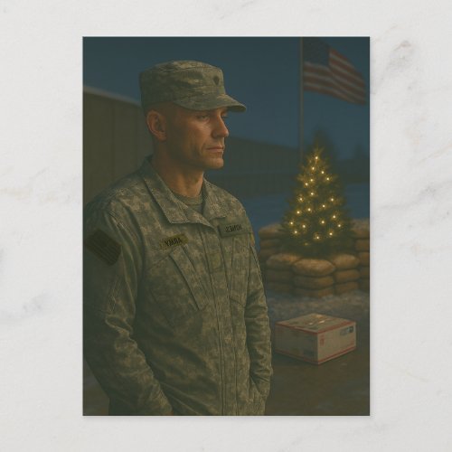 Military Christmas Postcard | You Are Remembered