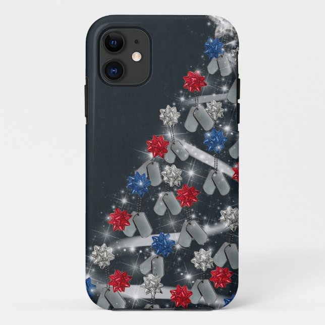 military Christmas tree Case-Mate iPhone Case (Back)