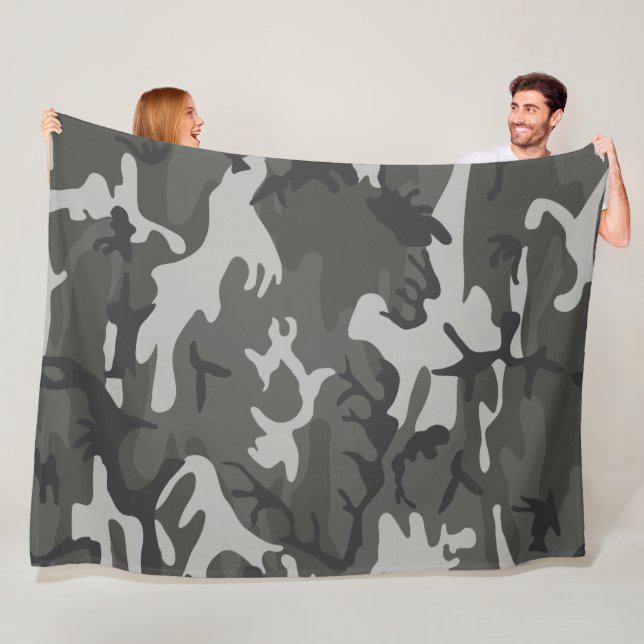 Military colors fleece blanket (In Situ)