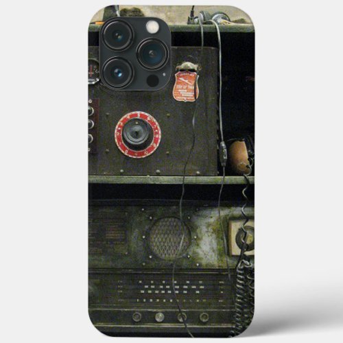 Military Comms Vintage Radio Equipment iPhone 13 Pro Max Case