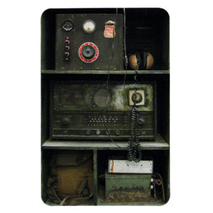 Military Comms Vintage Radio Equipment Magnet