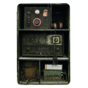 Military Comms Vintage Radio Equipment Magnet