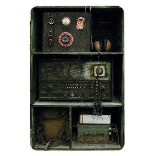 Military Comms Vintage Radio Equipment Magnet