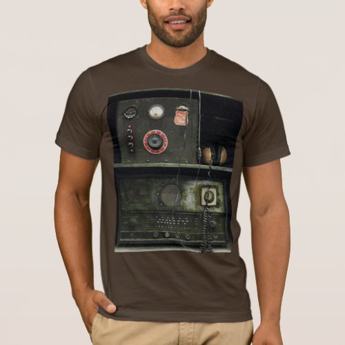 Military Comms Vintage Radio Equipment T_Shirt