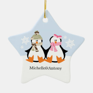 Military Couple Christmas Ornaments
