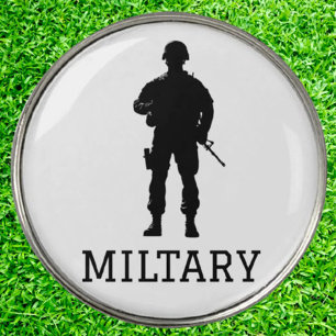 Military DAD Golf Gifts! Golf Ball Marker