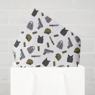 Military Decoupage Paper, Army Tactical Tissue Paper