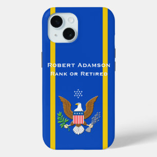 Military Defense emblem personalize iPhone 15 Case